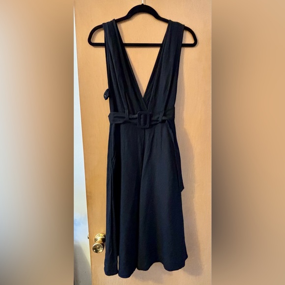 Maeve Anthropologie Black belted jumper dress - Picture 5 of 7